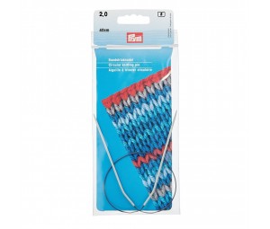 Andrele circulare aluminiu, 40 cm - 2,00 mm - Prym 211200
